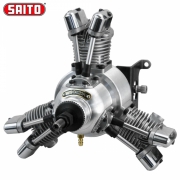 Saito FA-120R3 20cc 4-takts 3-cyl Stjrnmotor Metanol