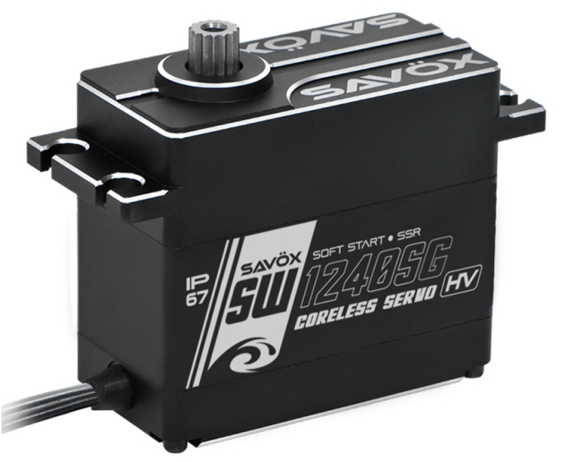 Savöx SW-1240SG Servo 65Kg 0.17s HV Alu Coreless Ståldrev WP