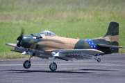 Seagull Skyraider A1 Camo 2197mm ARF (utan landstll och hjul)