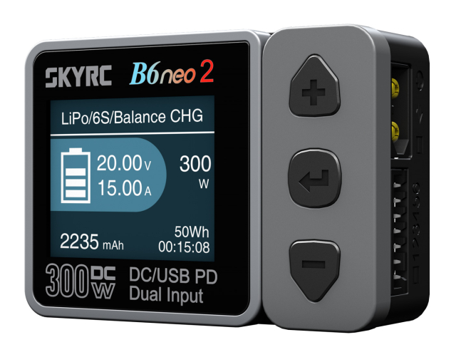 SkyRC B6neo 2 DC Laddare 15A/300W Svart/Grå