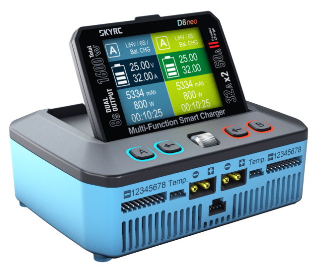 SkyRC D8neo Smart Balance Dual Laddare 1600W