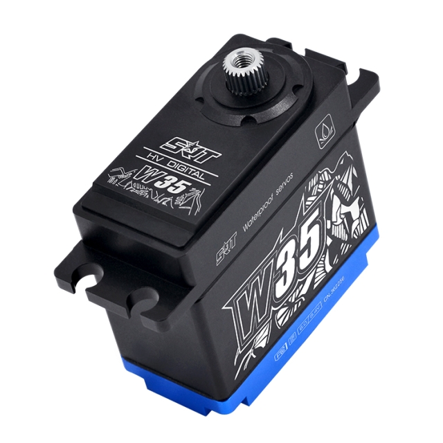 SRT W35 HV Waterproof Servo 35kg 8,4V Ståldrev