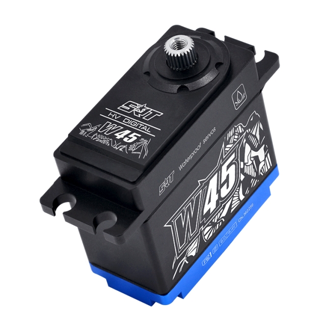 SRT W45 HV Waterproof Servo 45kg 8,4V Ståldrev