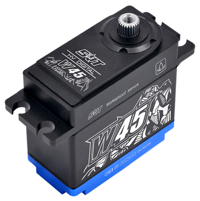 SRT W45 HV Waterproof Servo 45kg 8,4V Ståldrev