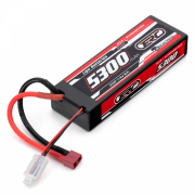 Sunpadow Li-Po Batteri 2S 7.4V 5300mAh 110C Hard T-Kontakt