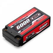 Sunpadow Li-Po Batteri 2S 7.6V 6000mAh 110C HV Hard 4mm Shorty
