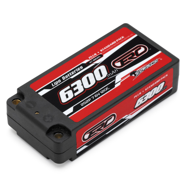 Sunpadow Li-Po Batteri 2S 7.6V 6300mAh 120C HV Hard 5mm Shorty