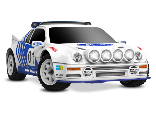 Traxxas Mini Rally VXL-3s Ford RS200 RTR TQi - USB-C Laddare / 2s LiPo