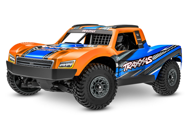 Traxxas Mini Slash 4x4 RTR TQ BL-2s Orange - USB-C Laddare / 2s LiPo