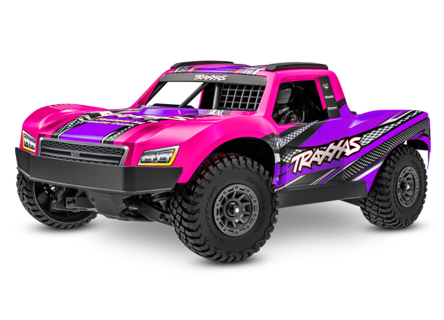 Traxxas Mini Slash 4x4 RTR TQ BL-2s Rosa - USB-C Laddare / 2s LiPo