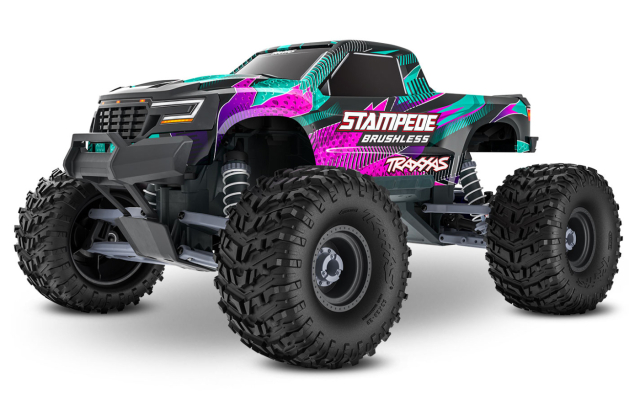 Stampede 2WD 1/10 HD VX3 BL 3S RTR Rosa