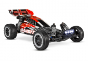 Traxxas Bandit 2WD 1/10 RTR TQ RBLK/ LED + Laddpaket