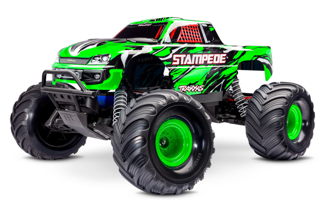 Traxxas Stampede 2WD 1/10 RTR GrönX NiMh Batteri & USB-C Laddare