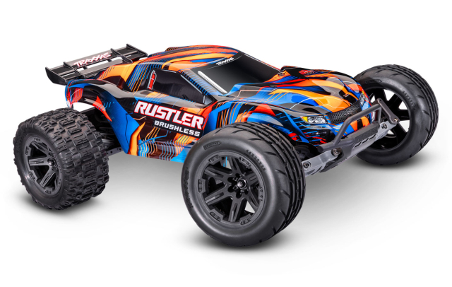 Traxxas Rustler 2WD 1/10 HD VX3 BL 3S RTR Orange