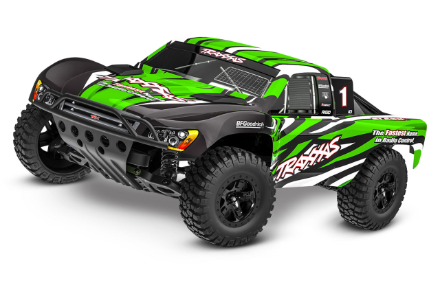 Traxxas Slash 2WD 1/10 Grön-X EHD Clipless - Batteri/USB-C Laddare