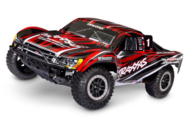 Traxxas Slash 2WD 1/10 RTR Röd EHD Clipless - NiMH Batteri/USB-C Laddare