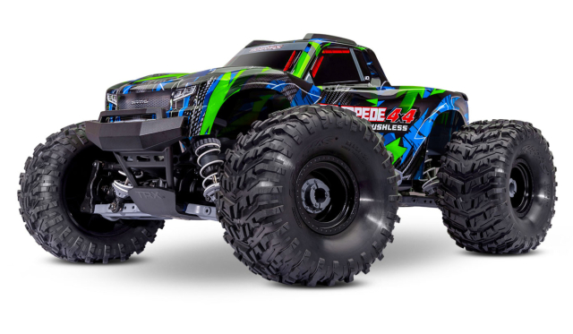 Traxxas Stampede 4x4 1/10 HD VX3 BL 3S RTR Grön