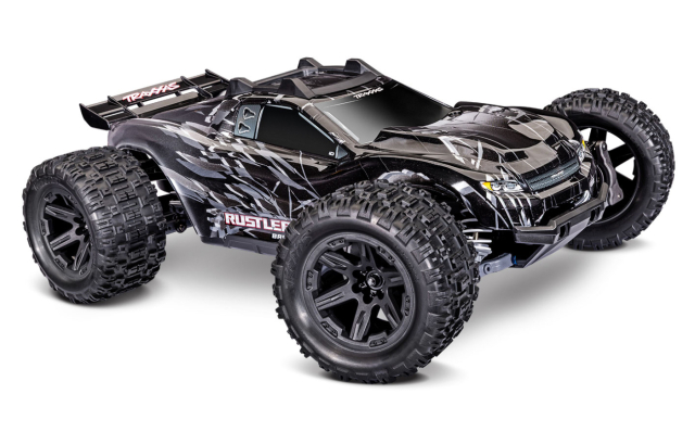 Traxxas Rustler 4x4 1/10 HD VX3 BL 3S RTR Svart