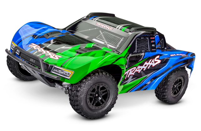 Traxxas Slash 4x4 1/10 HD VX3 BL 3S RTR Grön