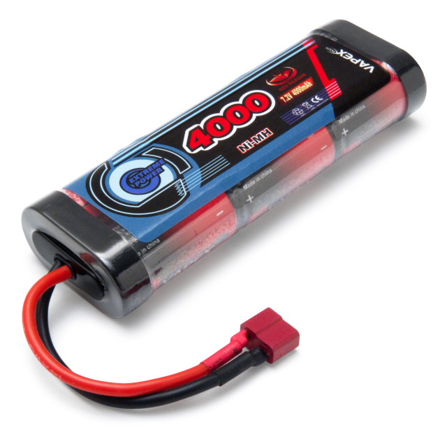NiMH Batteri 7,2V 4000mAh T-kontakt
