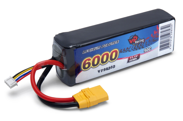 Li-Po Batteri 3S 11,1V 6000mAh 50C XT90-Kontakt