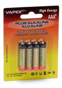 Vapex Alkaline Plus Batterier AAA (4)
