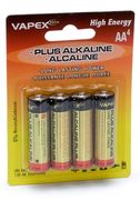 Vapex Alkaline Plus Batterier AA/R6 (4)