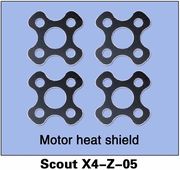 Värmeskydd till motor Scout X4-Z-05#