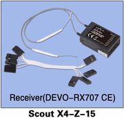 Mottagare DEVO-RX707CE Scout X4-Z-15