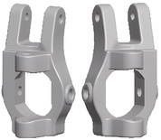 Caster C-Hub Styrspindelhållare V&H (2)