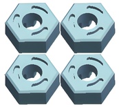 Hjulmedbringare Hex (4)