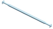 Drivaxel Mitten 5.8x136mm
