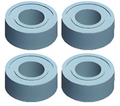 Kullager 10x15x4 mm (4)