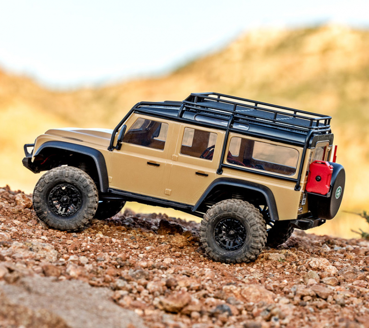 Traxxas TRX-4M 1/18 Land Rover Defender - Voiture Télécommandée Tout Terrain 4WD RTR Avec Batterie Et Chargeur