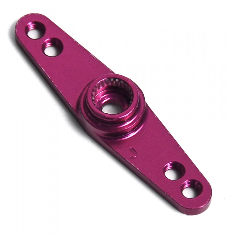 Servoarm alu. M3 JR/Sanwa Lila
