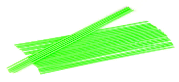 Antennrör Neon Grön bulk 3.2 x 311 mm (24)
