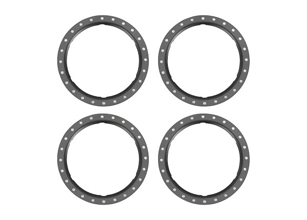 Traxxas Beadlock Rings Alu Grå (Pro Scale Wheel Alu System) (4)