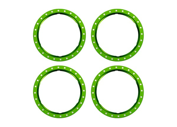 Traxxas Beadlock Rings Alu Grön (Pro Scale Wheel Alu System) (4)
