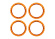 Traxxas Beadlock Rings Alu Orange (Pro Scale Wheel Alu System) (4) Traxxas Beadlock Rings Alu Orange (Pro Scale Wheel Alu System) (4)