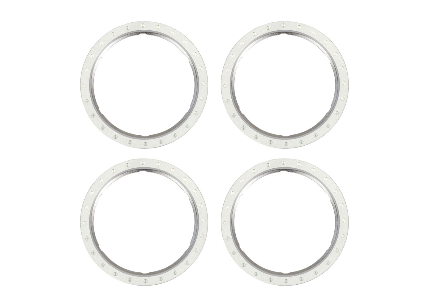 Traxxas Beadlock Rings Alu Silver (Pro Scale Wheel Alu System) (4)