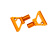 Traxxas Bärarmar Fram Nedre Alu Orange (Par) 4-Tec Drift Traxxas Bärarmar Fram Nedre Alu Orange (Par) 4-Tec Drift