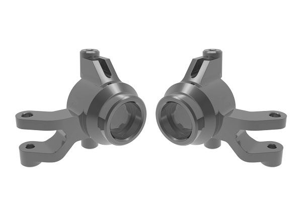 Traxxas Styrspindel Alu Grå (Par) Mini Maxx