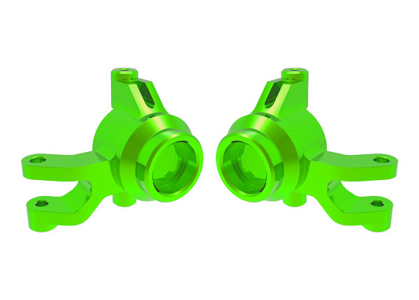 Traxxas Styrspindel Alu Grön (Par) Mini Maxx