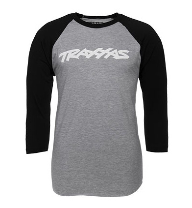 Traxxas T-shirt långärmad Trx Raglan Grå/Svart M