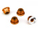 Traxxas Låsmutter Fläns M4 Alu Orange (4) Traxxas Låsmutter Fläns M4 Alu Orange (4)