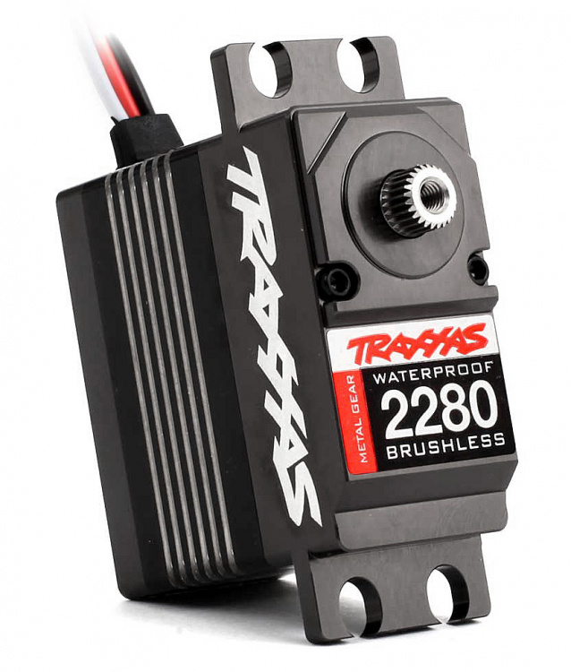 Traxxas Servo 2280 43kg 0.13s Borstlöst, Metalldrev, Vattenskyddat