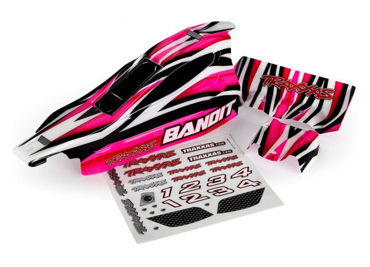Traxxas Kaross Bandit Rosa Målad