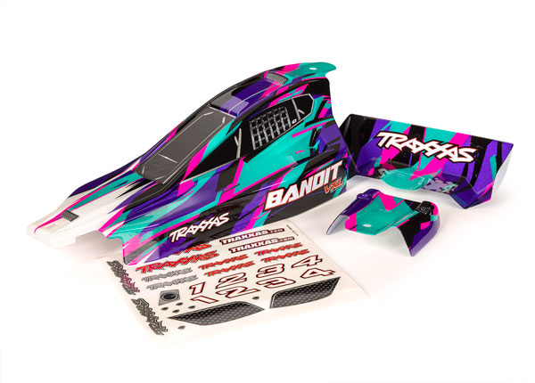 Traxxas Kaross Bandit VXL Lila Målad