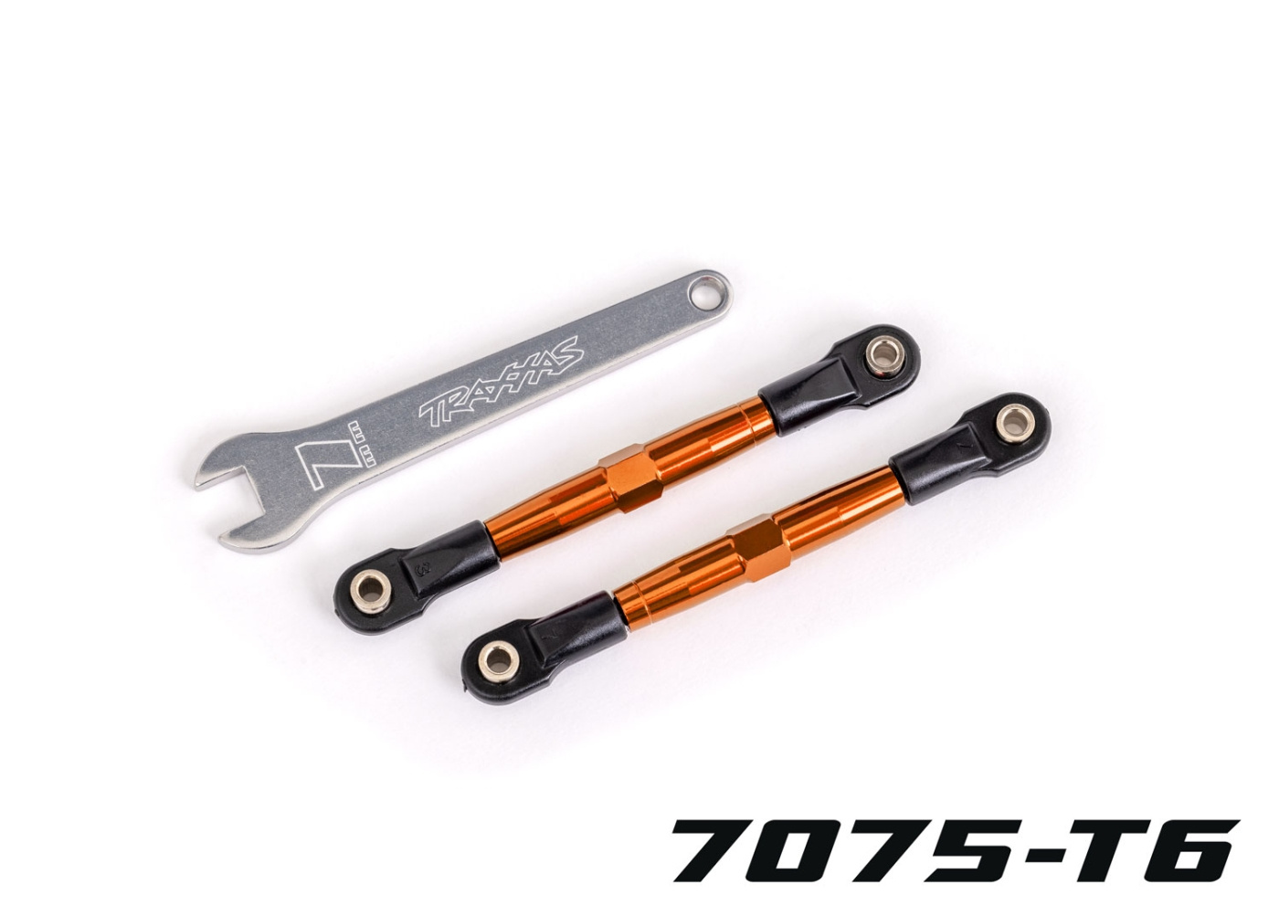 Traxxas Styrstag Alu Orange 75mm(cc) Komplett (2) Bandit