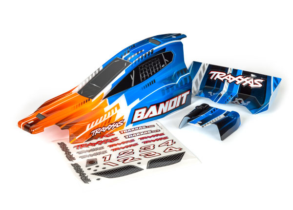 Traxxas Kaross Bandit Orange Målad
